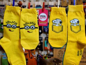 جوراب های طرح اسنوپی و مینیون ها برند بووم