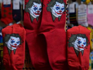 جوراب ساقدار و مچی طرح جوکر برند پاتوک پاتوک