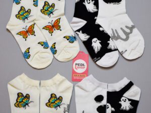 جوراب ساقدار و مچی طرح روح و پروانه برند پاتوک پاتوک