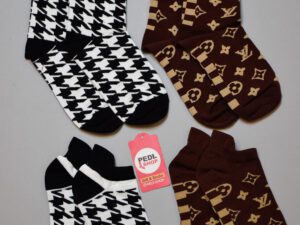 جوراب ساقدار و مچی طرح شنل و لویی ویتون برند پاتریس