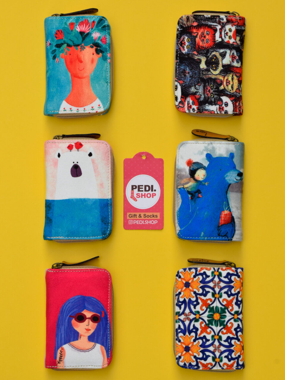 جاکارتی زیپ دار طرح دختر,خرس,سنتی و گربه برند مها 1 جاکارتی زیپ دار طرح دختر,خرس,سنتی و گربه برند مها