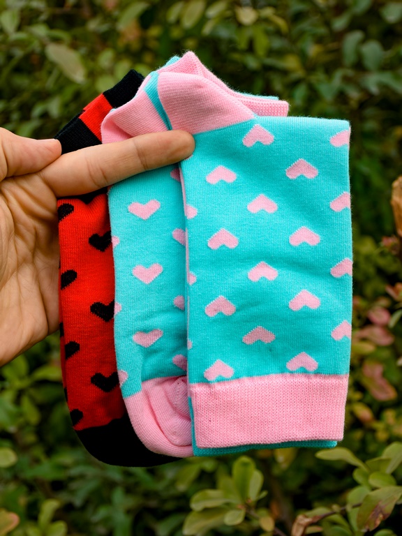 جوراب ساقدار و مچی تا به تا طرح قلب برند پاتوک پاتوک 1 جوراب ساقدار و مچی تا به تا طرح قلب برند پاتوک پاتوک