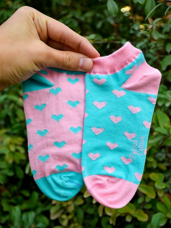 جوراب ساقدار و مچی تا به تا طرح قلب برند پاتوک پاتوک 3 جوراب ساقدار و مچی تا به تا طرح قلب برند پاتوک پاتوک