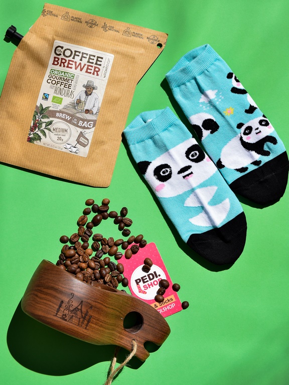 جوراب ساقدار و مچی طرح پاندا برند پاتوک پاتوک 3 جوراب ساقدار و مچی طرح پاندا برند پاتوک پاتوک