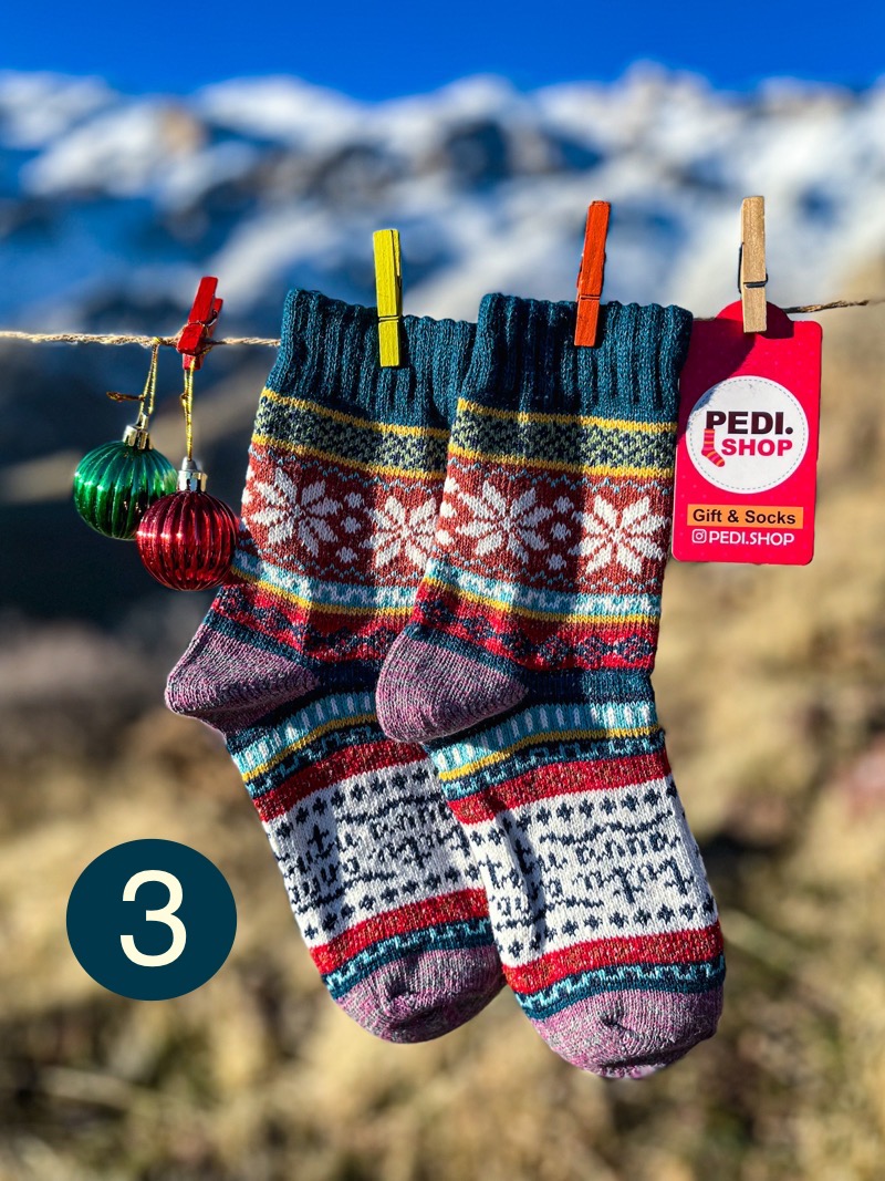 جوراب بافت زنانه طرح ترمه وارداتی 4 جوراب بافت زنانه طرح ترمه وارداتی