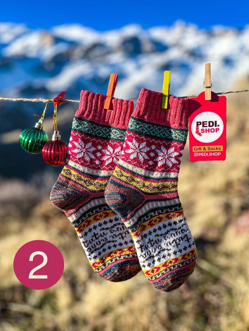 جوراب بافت زنانه طرح ترمه وارداتی 3 جوراب بافت زنانه طرح ترمه وارداتی