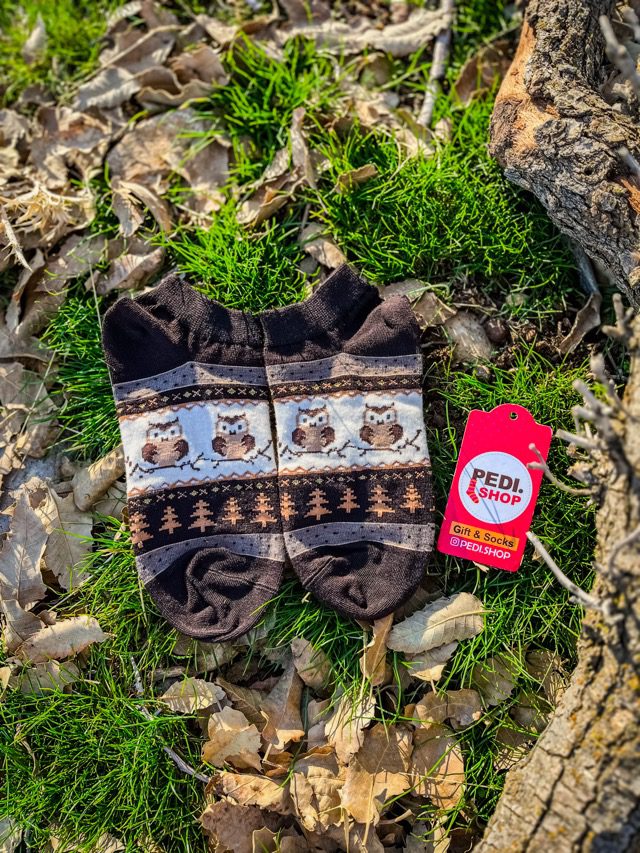 جوراب مچی جنگلی طرح گوزن،روباه و جغد برند السوان 2 جوراب مچی جنگلی طرح گوزن،روباه و جغد برند السوان